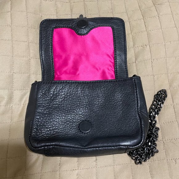 Juicy Couture Black Jewelled Mini Leather Crossbody Bag - Picture 7 of 8